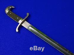 German Germany WWI WW1 Baden Police Bayonet Short Sword with Scabbard Frog