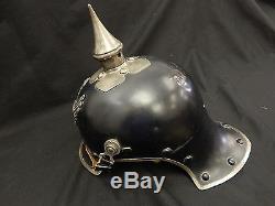 German Imperial WWI 1916 Dated Prussian Cuirassier Pickelhaube Helmet Original N