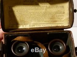 German WW1 G. P. Goerz Fernglas 08 89736 Military Binoculars in UNUSUAL Case #2