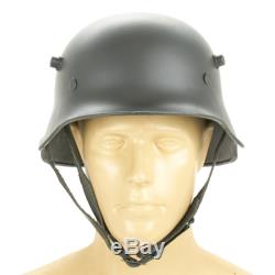 German WWI M18 Steel Helmet with Leather Liner, M-1918