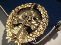 German WWI WW II tank fight medal 1914-1945 award original award in case rare