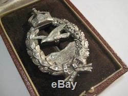 German WWI air force pilot recall award badge from Juncker original antqiue rare