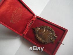 German WWI navy pilot medal from Hugo Schaper in antique case rare antique award