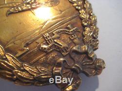 German WWI navy pilot medal from Hugo Schaper rare antique award Reichsmarine