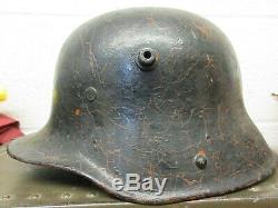 German Ww1 M17 Steel Helmet Shell Size Et64 Stahlhelm