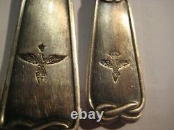 German prussia WWI pilot medal original 1914-1918 and fork and spoons from pilot
