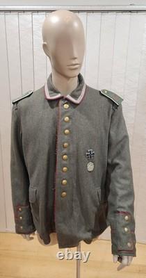 German tunic ww1 (Reproduction) NCO Sergeant wool. Good copy XL size Prussian