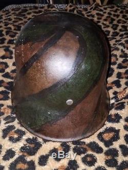 German ww1 camo helmet