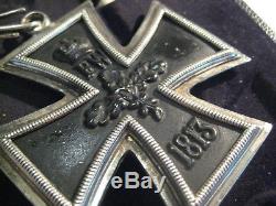 Grand cross of knight cross iron cross medal WWI rare Juncker case 800 marker