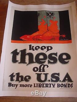Graphic World War I Bond PosterKeep These off the U. S. A