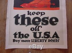 Graphic World War I Bond PosterKeep These off the U. S. A