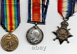 Great Britain WW 1 Trio to Middlesex Regt. Full size