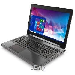 HP Laptop Computer Intel i7 Quad Core 8GB 500GB PC Windows 10 Pro DVD HD Webcam