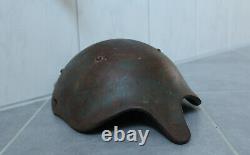 Helm Gaede Stahlkappe 1wk helmet casque stirnpanzer brow plate ww1