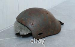 Helm Gaede Stahlkappe 1wk helmet casque stirnpanzer brow plate ww1