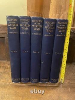 History Of The World War by Frank H. Simonds 5 Volumes 1917