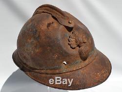 Imperial German, French, US WWI Steel Helmets Recent Attic Find