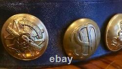 Imperial German WW1, Prussian Souvenir/Hate Belt & M1895 Buckle with21 Buttons