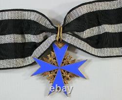 Imperial German World War I Pour Le Merite Blue Max Decoration with Oak Leaf