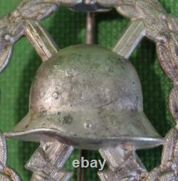 Imperial German World War I Silver 1914 1918 Wound Badge