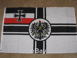 Imperial Germany Flag 3x5 WWI German Jack Iron Cross
