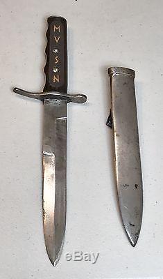 Italian Fascist Officer Dagger 35 With Presentation Box-ww1-ww2-mvsn Sword