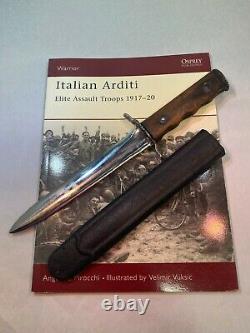 Italian WW1 ARDITI Dagger Special Forces Very RARE Trench Raiding Knife ANOI