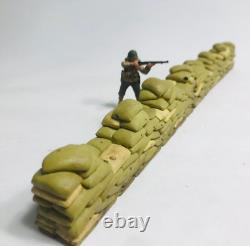 King and Country SP041 Straight Sandbag Defence Works with Box WWI WWII