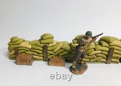 King and Country SP041 Straight Sandbag Defence Works with Box WWI WWII