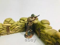 King and Country SP041 Straight Sandbag Defence Works with Box WWI WWII