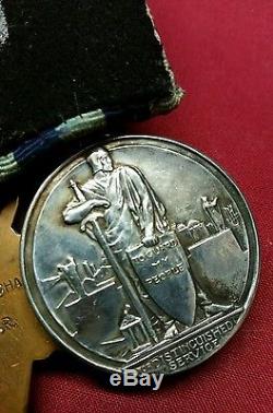 King's Police Medal WW1 group to Lieutenant POW East Lancashire Regiment