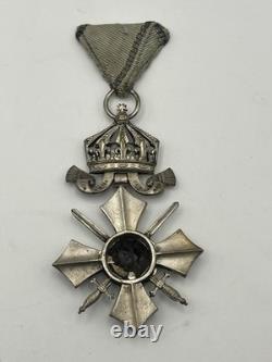 Kingdom of Bavaria Military Merit Cross 3rd Class Swords Crown WWI German Medal