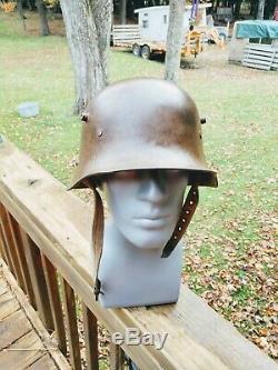 KuK M17 Austria Hungarian helmet Isonzo Braun original WW1 WWI size 66 German st