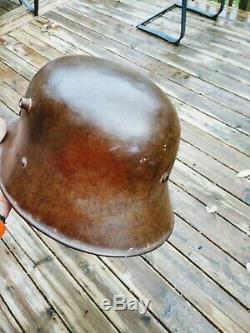 KuK M17 Austria Hungarian helmet Isonzo Braun original WW1 WWI size 66 German st