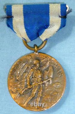 LOT of WWI U. S. ARMY DOUGHBOY MILITARIA, SEE LIST, HELMET, MEDALS, MEDALS, PINS+