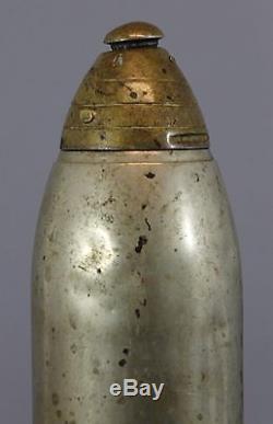 Large Antique Gorham WWI Shrapnel Artillery Shell Cocktail Shaker, NR