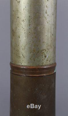 Large Antique Gorham WWI Shrapnel Artillery Shell Cocktail Shaker, NR