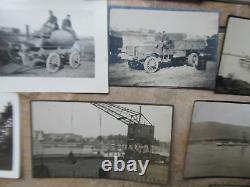 Large Lot of 62 Original WWI Military Related GI Photos, withVehicles, Motorcycles