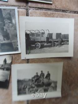 Large Lot of 62 Original WWI Military Related GI Photos, withVehicles, Motorcycles