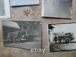 Large Lot of 62 Original WWI Military Related GI Photos, withVehicles, Motorcycles