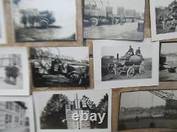 Large Lot of 62 Original WWI Military Related GI Photos, withVehicles, Motorcycles