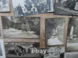 Large Lot of 62 Original WWI Military Related GI Photos, withVehicles, Motorcycles