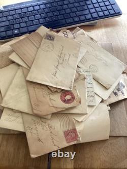 Large col of WW1 letters plus. 1917-1921. Sent to Riverside NJ Mil bases, Hawaii, De