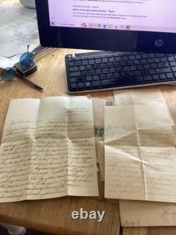 Large col of WW1 letters plus. 1917-1921. Sent to Riverside NJ Mil bases, Hawaii, De