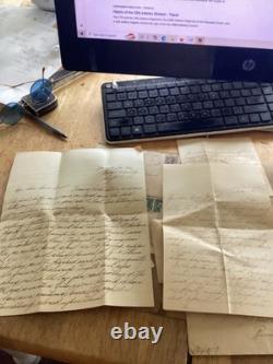 Large col of WW1 letters plus. 1917-1921. Sent to Riverside NJ Mil bases, Hawaii, De