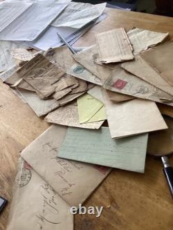 Large col of WW1 letters plus. 1917-1921. Sent to Riverside NJ Mil bases, Hawaii, De