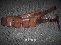 Light horse 9 pouch Bandolier WWI 1903 Pattern Leather Light horse Cavalry