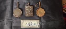 Lot Of 3 Banjo Flask Oilers US Military WWI WWII 1911 M1
