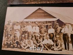 Lot of 34 1910s WWI Era Antique Real Photo Postcards RPPCs US Military
