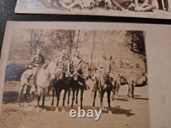 Lot of 34 1910s WWI Era Antique Real Photo Postcards RPPCs US Military